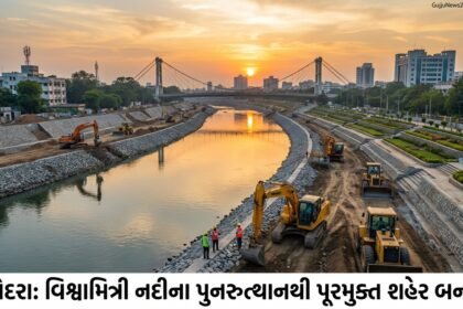 વડોદરાની જીવાદોરી વિશ્વામિત્રી નદી: પૂર સંરક્ષણ અને ઇકોલોજીકલ પુનરુત્થાનના મેગા પ્રોજેક્ટમાં નવી ક્રાંતિ | Vadodara Vishwamitri River Revival