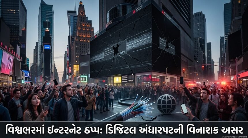 વિશ્વભરમાં ડિજિટલ અંધારપટ: 18 માર્ચ 2026ના રોજ વૈશ્વિક ઇન્ટરનેટ ઠપ્પ, સ્થાનિક જીવન પર વિનાશક અસર | Global Internet Outage on March 18, 2026