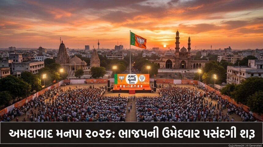 અમદાવાદ મનપા ચૂંટણી 2026: ભાજપની ઉમેદવાર પસંદગી પ્રક્રિયા શરૂ, શહેરી વિકાસના નવા અધ્યાયનો પ્રારંભ | Ahmedabad Municipal Elections 2026