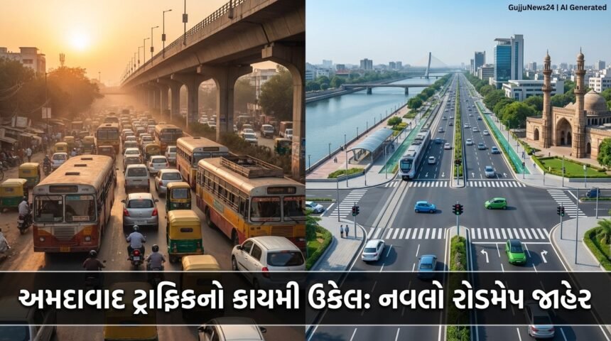 અમદાવાદમાં ટ્રાફિક સમસ્યાનો કાયમી ઉકેલ: CP અને AMCનો 'નવલો રોડમેપ' જાહેર (Ahmedabad Traffic Management)