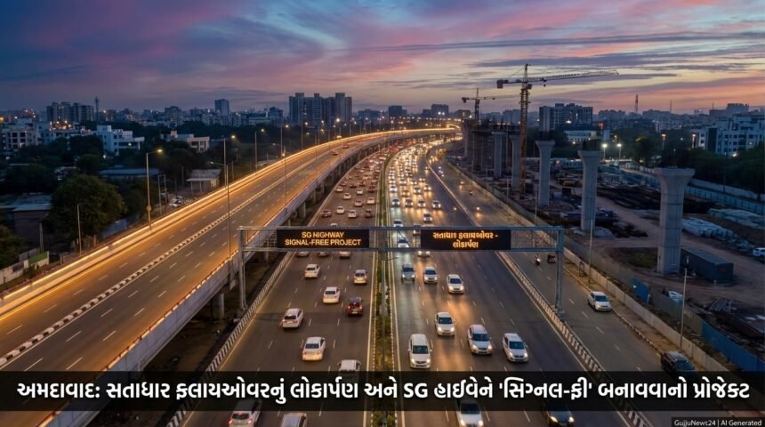 અમદાવાદના ટ્રાફિક સમસ્યાનો કાયમી ઉકેલ: સતાધાર ફ્લાયઓવરનું લોકાર્પણ અને SG હાઈવેને 'Signal-Free' બનાવવાનો મહત્વાકાંક્ષી પ્રોજેક્ટ
