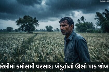 અમરેલીમાં કમોસમી વરસાદ અને વાવાઝોડાનું સંકટ: ઊભા પાક પર ચિંતાના વાદળો | Amreli Unseasonal Rain Alert