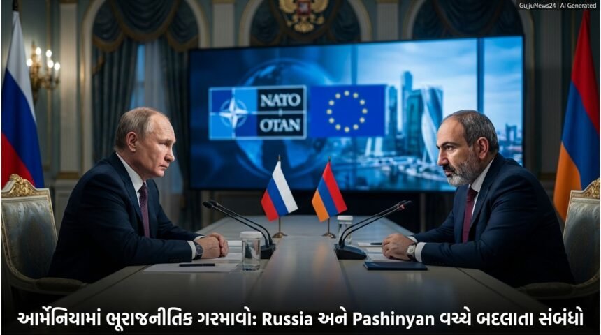 આર્મેનિયામાં geopolitical ગરમાવો: Russia અને Pashinyan વચ્ચે બદલાતા સંબંધો, Western Influence નો વધતો પ્રભાવ