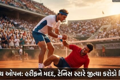 ગ્રાન્ડ સ્લેમમાં અદ્ભુત સ્પોર્ટ્સ સ્પિરિટ: ઈજાગ્રસ્ત હરીફને મદદ કરીને દિગ્ગજ ટેનિસ સ્ટારે જીત્યા કરોડો દિલ | Grand Slam Sports Spirit
