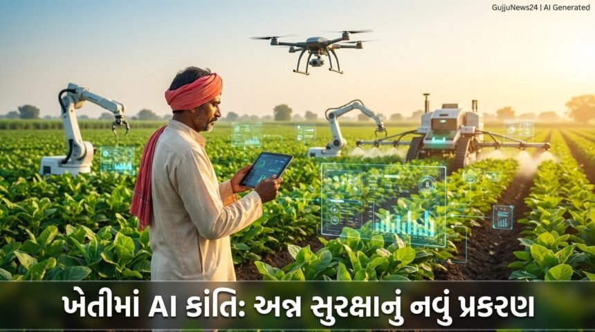 ખેતીમાં AI ક્રાંતિ: વૈશ્વિક અન્ન સુરક્ષાનું ભવિષ્ય અને ગુજરાત માટે નવી દિશા | AI in Agriculture for Global Food Security