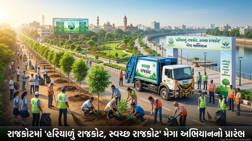 રાજકોટમાં 'હરિયાળું રાજકોટ, સ્વચ્છ રાજકોટ' મેગા અભિયાનનો પ્રારંભ: RMCનું પર્યાવરણ લક્ષી બજેટ અને નવા SWM નિયમોનો અમલ