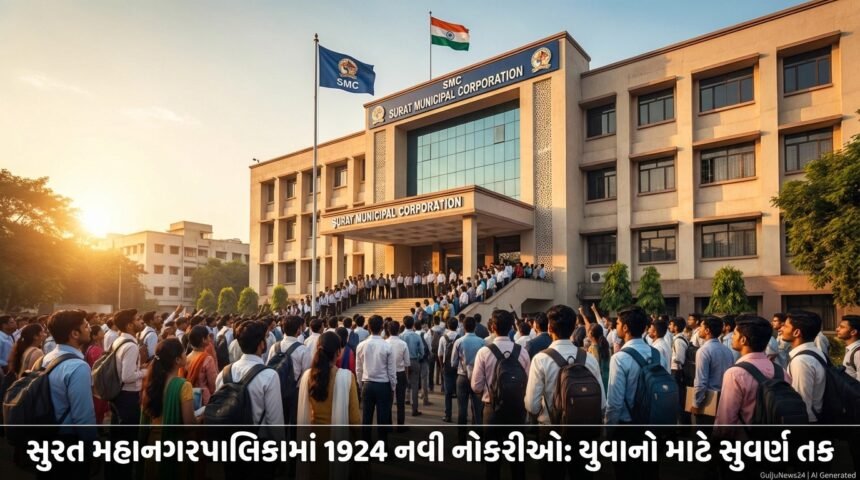 સુરત મહાનગરપાલિકામાં 1924 નવી નોકરીઓ: યુવાનો માટે સુવર્ણ તક (Surat SMC Recruitment 2026)