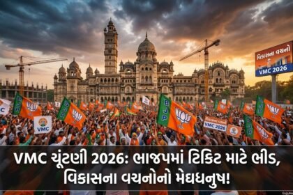 વડોદરામાં ચૂંટણીનો ગરમાવો: VMC ચૂંટણી 2026 માં ભાજપમાં ટિકિટ માટે રેકોર્ડબ્રેક દાવેદારી, વિકાસ કાર્યોનું બજેટ ચૂંટણીલક્ષી