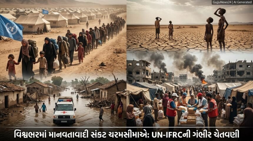 વિશ્વભરમાં માનવતાવાદી સંકટ ઘેરું બન્યું: સંયુક્ત રાષ્ટ્ર અને IFRC રિપોર્ટ્સ વૈશ્વિક પડકારો દર્શાવે છે | Global Humanitarian Crisis Deepens